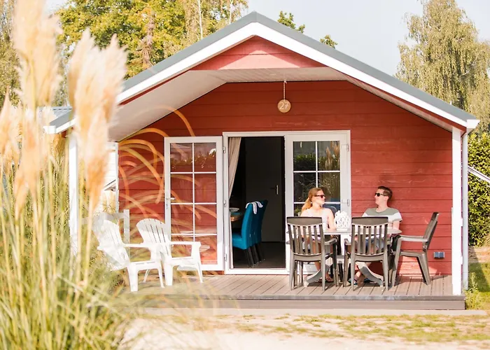 With Covered Terrace In The Leukermeer Chalé